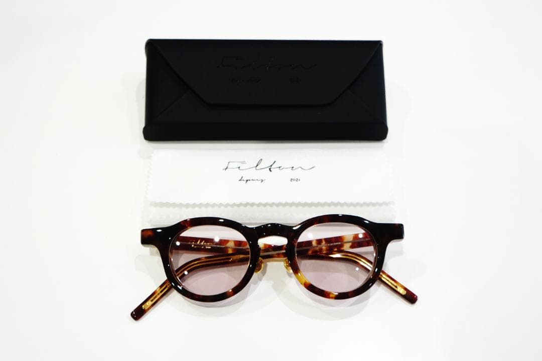 ほぼ新品■UVカットカラーレンズ入り！Filton Aiguille05 デミ