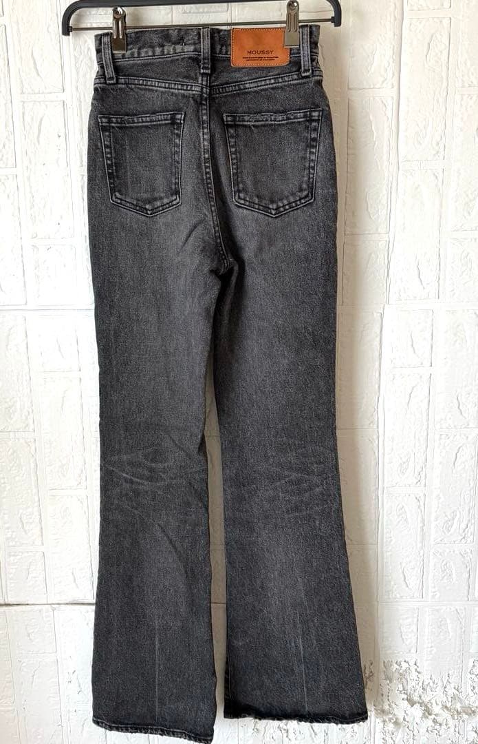 moussy マウジー MVS BLACK FLARE 23 ブラック 美品