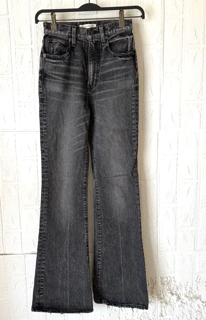 moussy マウジー MVS BLACK FLARE 23 ブラック 美品