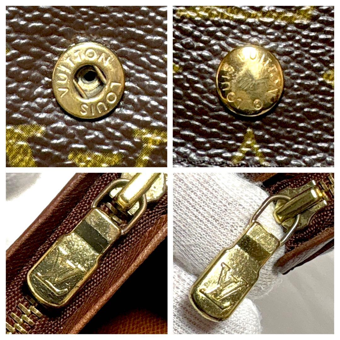 【美品】ルイヴィトン　ポルトモネ ビエトレゾール　モノグラム　二つ折り財布