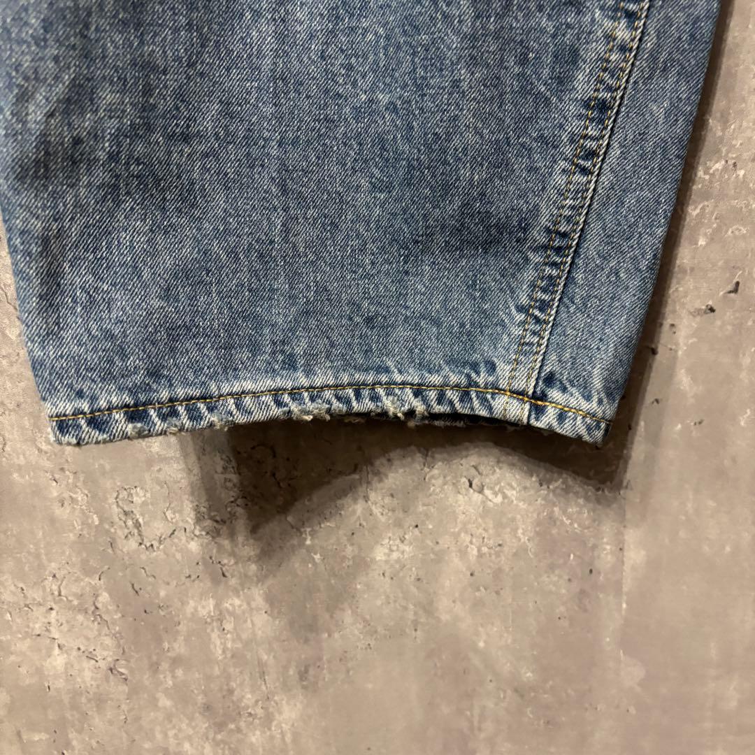 BLACK BY MOUSSY ブラックバイマウジー ワイドデニム ダメージ加工