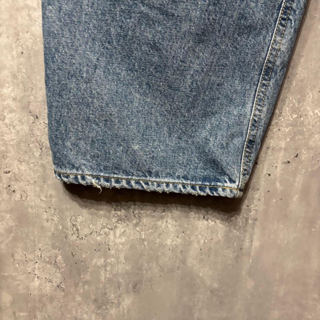 BLACK BY MOUSSY ブラックバイマウジー ワイドデニム ダメージ加工