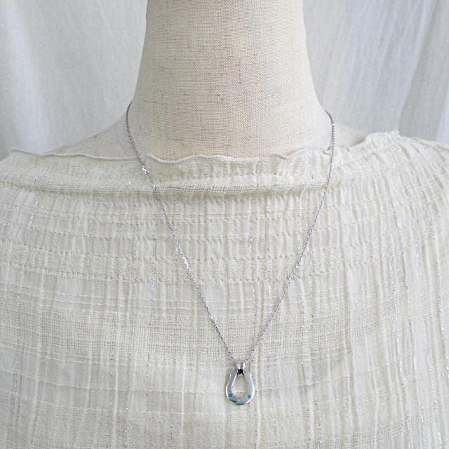 SYMPATHY OF SOUL ネックレス ホースシュー シルバー925 美品