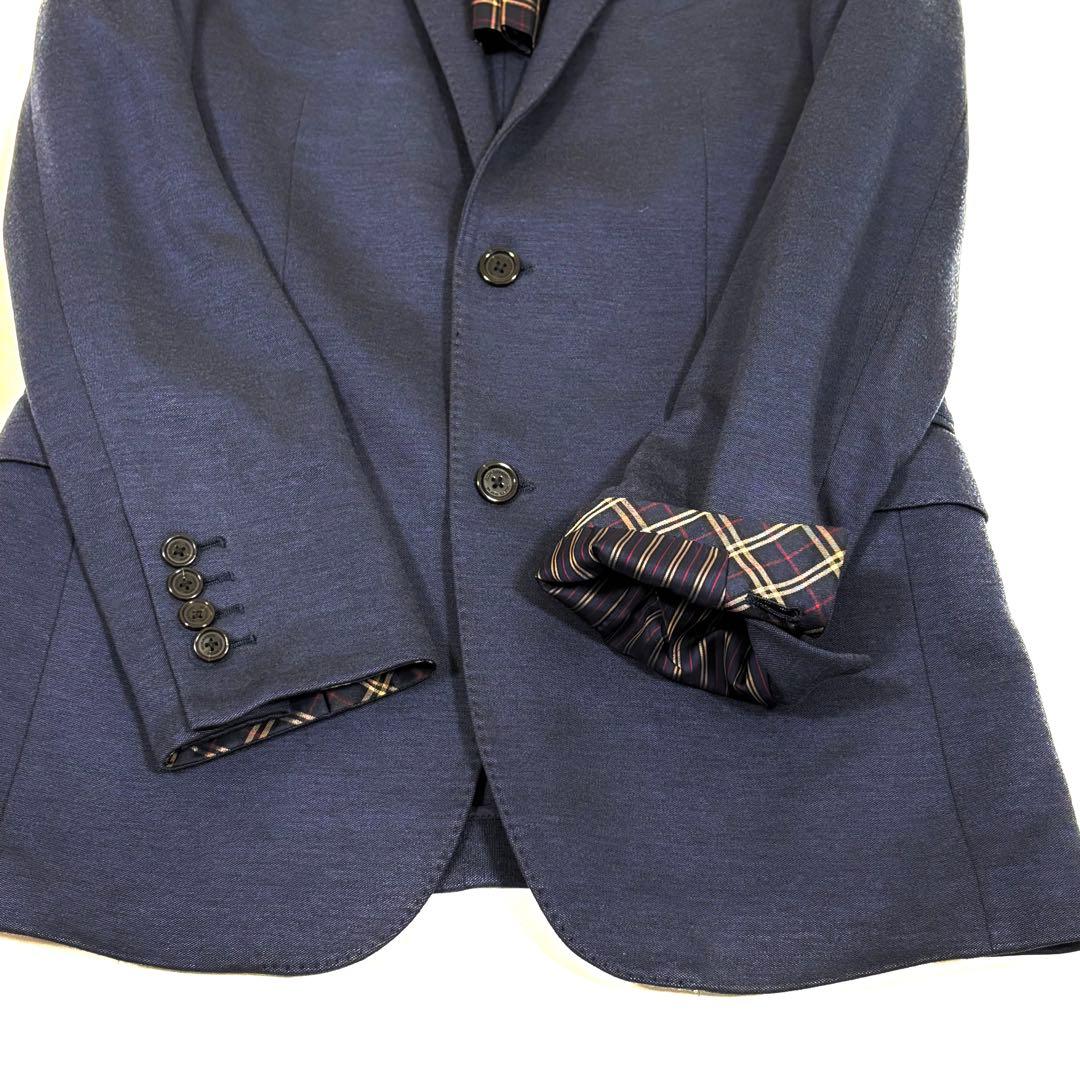 極美品⭐︎ バーバリーブラックレーベル　ウール テーラードジャケット NAVY M