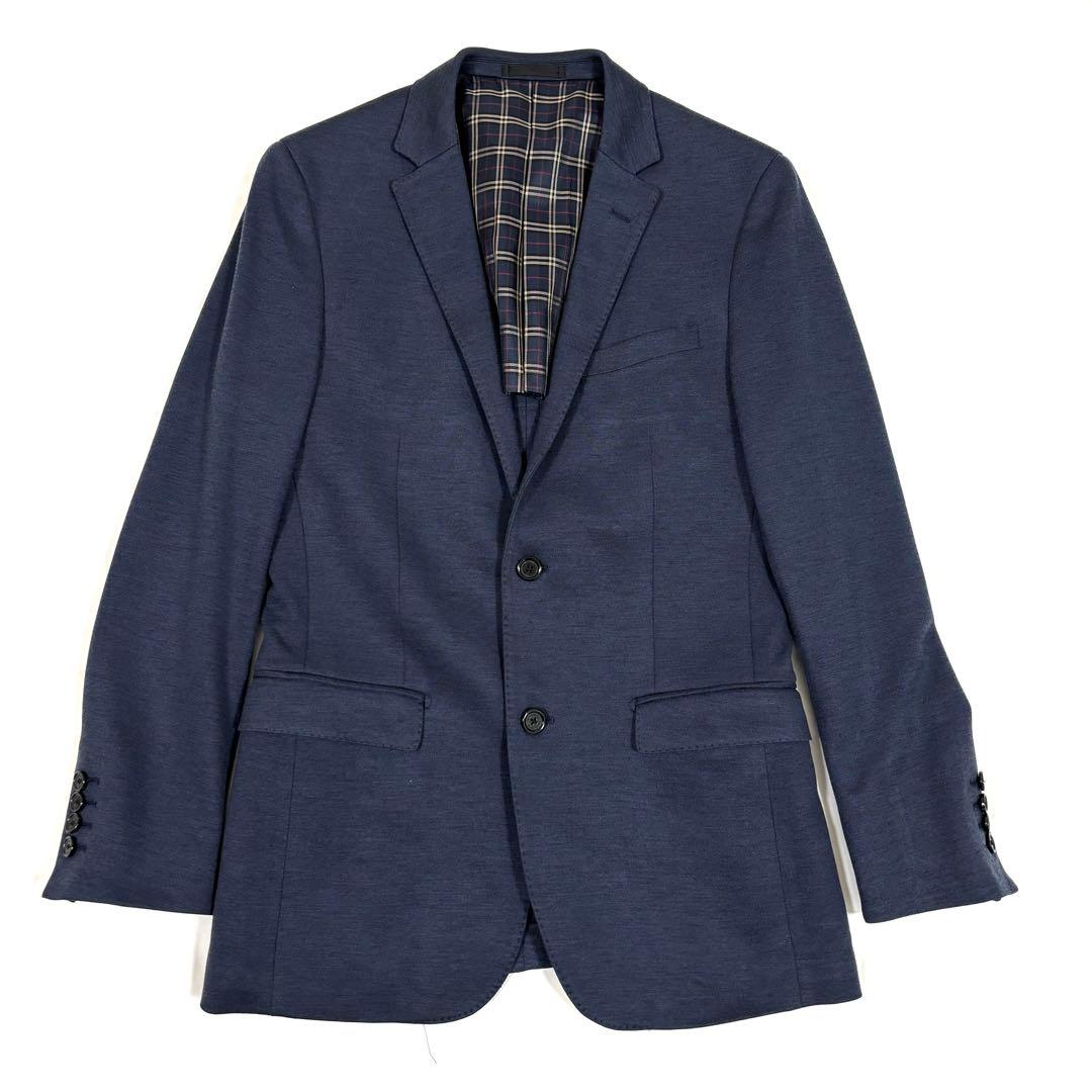 極美品⭐︎ バーバリーブラックレーベル　ウール テーラードジャケット NAVY M