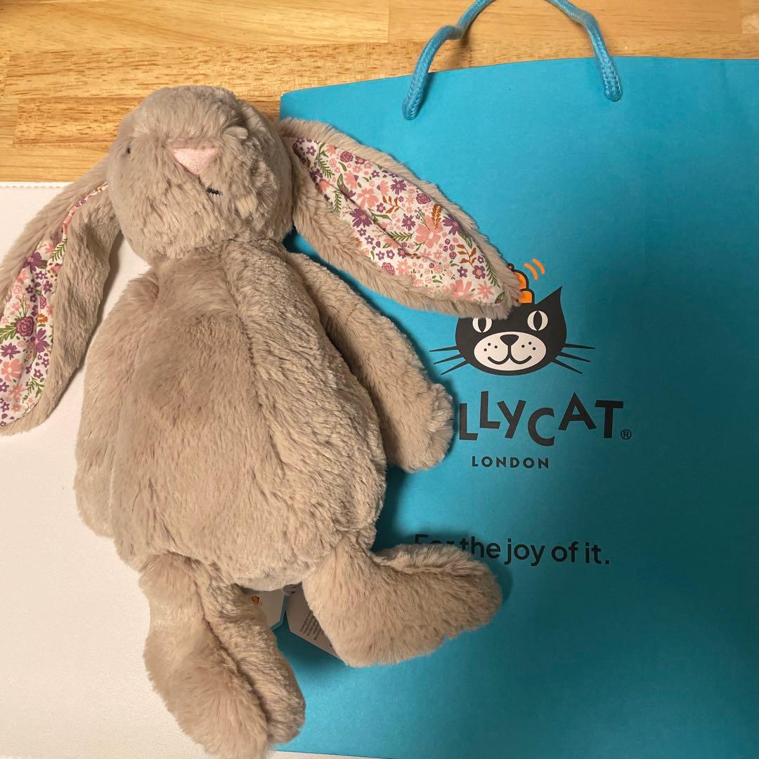 ぬいぐるみ  Blossom Beige Bunny 'Petal' m