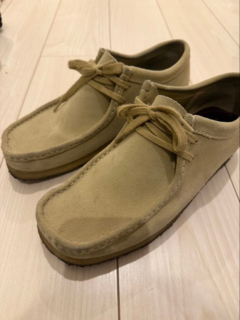 Clarks オリジナル モカシン ベージュ