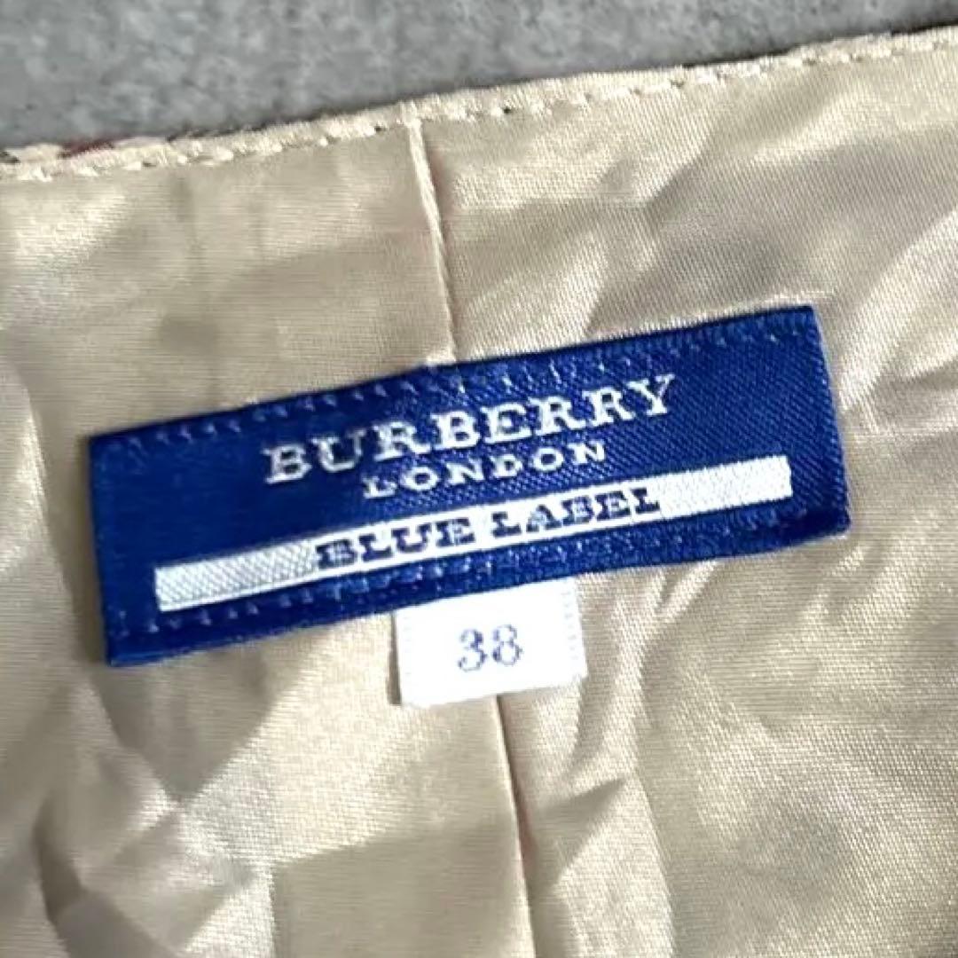 Burberryノバチェック柄 ノースリーブワンピース ベージュ 38サイズ
