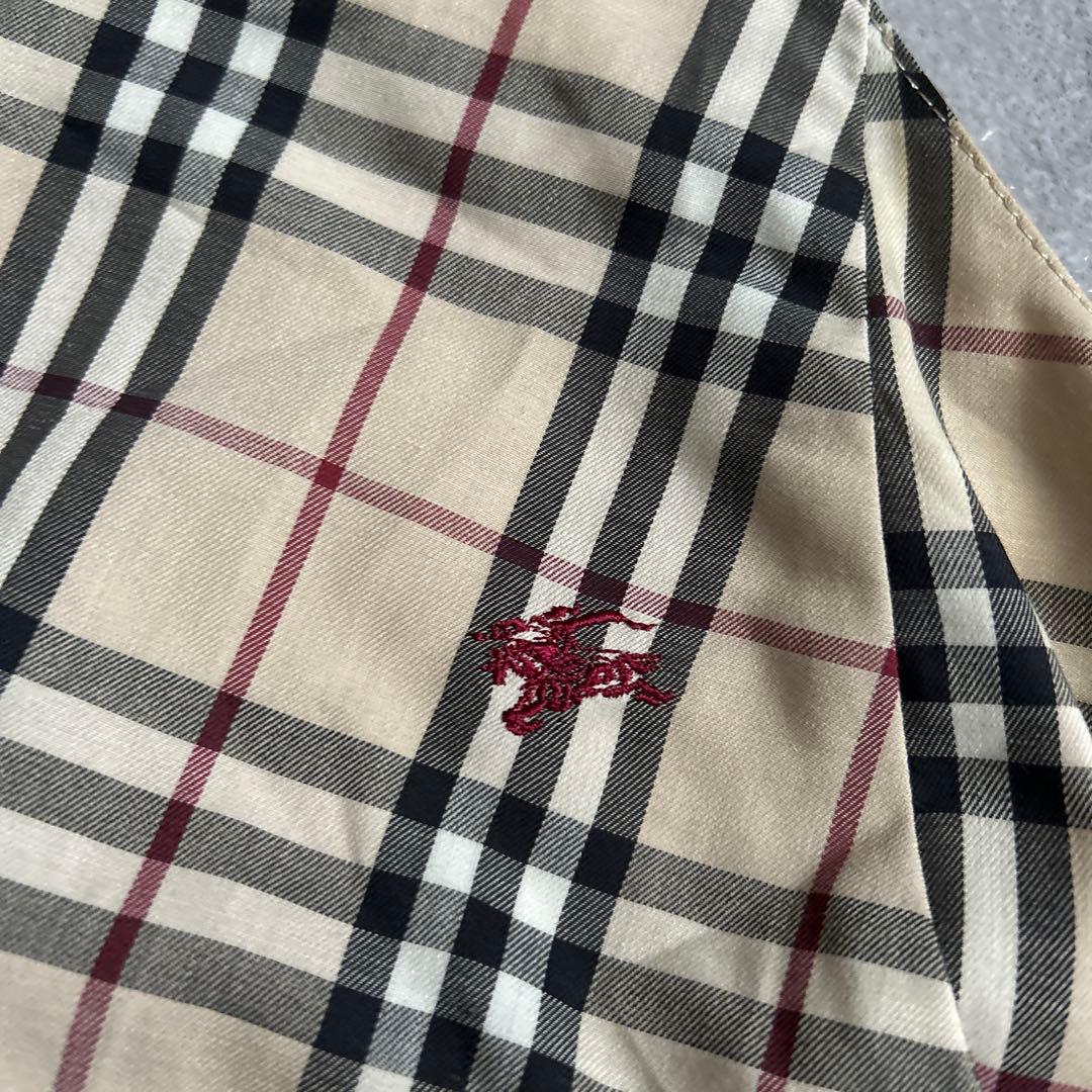 Burberryノバチェック柄 ノースリーブワンピース ベージュ 38サイズ
