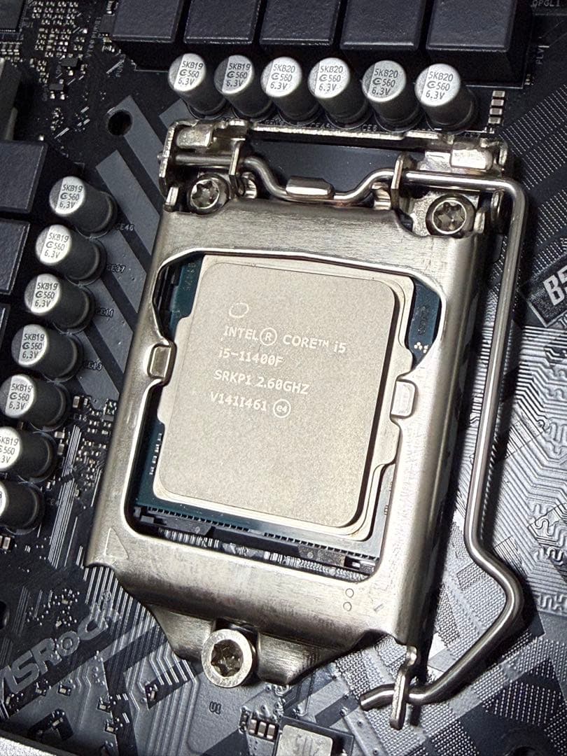 Intel Core i5 11400F + B560M Pro4 動作OK