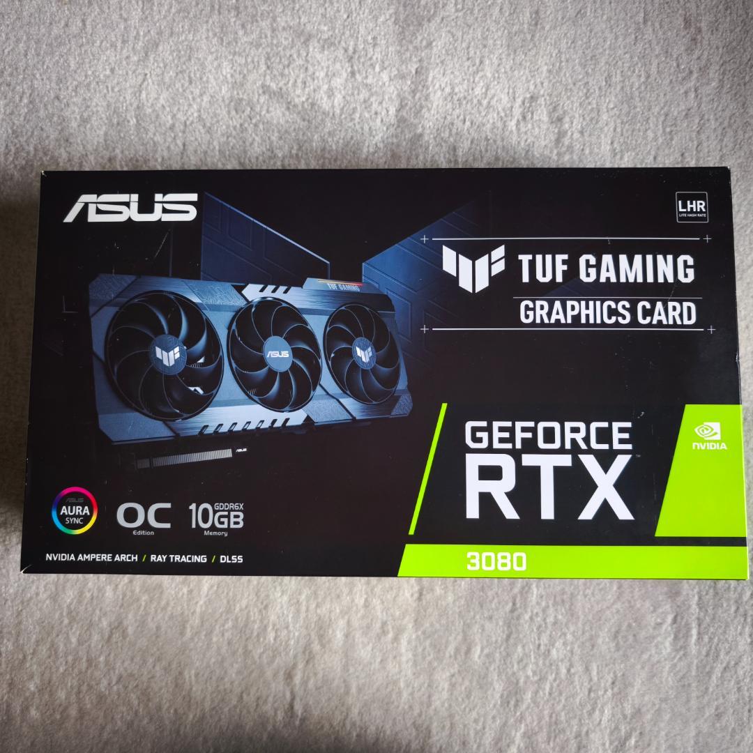 グラフィックボード・グラボ・ビデオカード ASUS RTX 3080 TUF-RTX3080-O10G-V2-GAMING