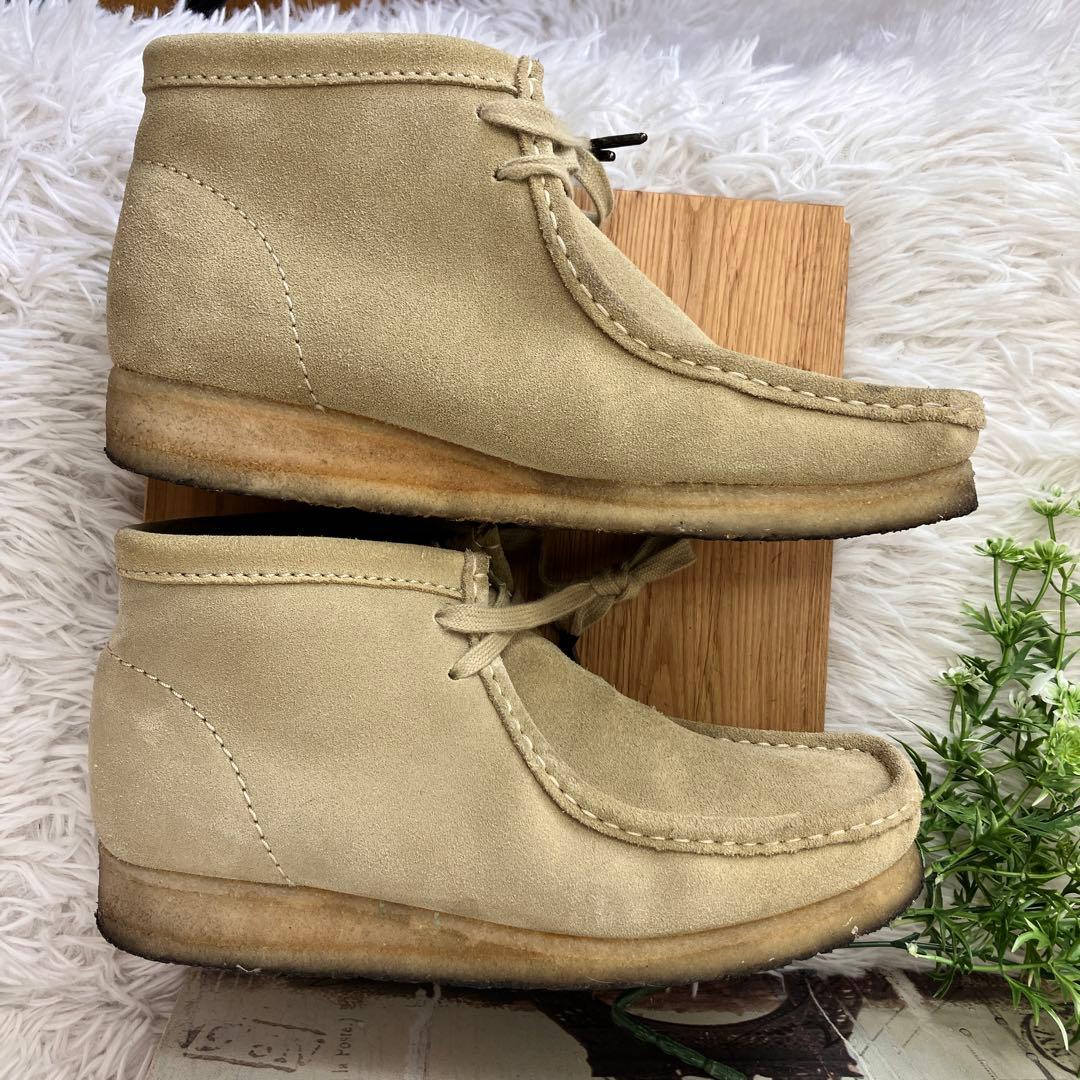 Clarks クラークス ワラビー ベージュ メープルスエード 55516 箱有