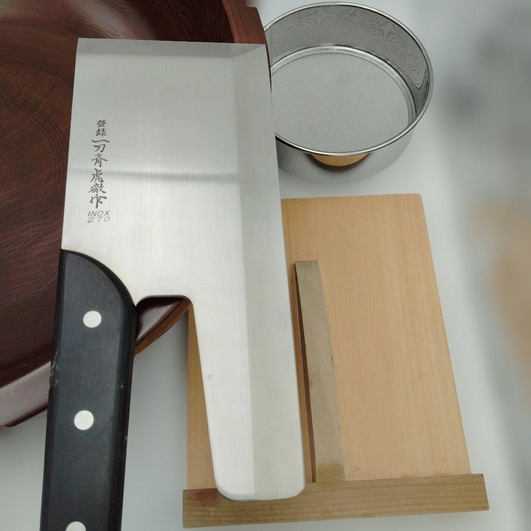 中古 美品 蕎麦打ちセット 自宅そば打ち うどん麺打ちセット 6点セット