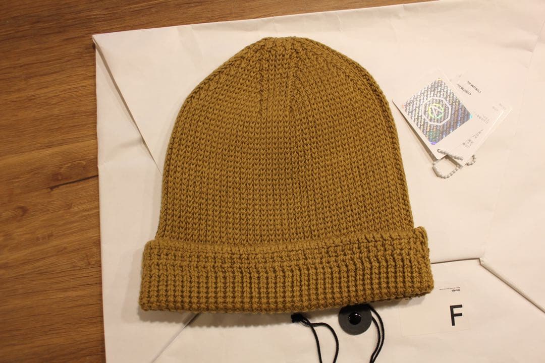 visvim cotton beanie ビーニー MUSTARD