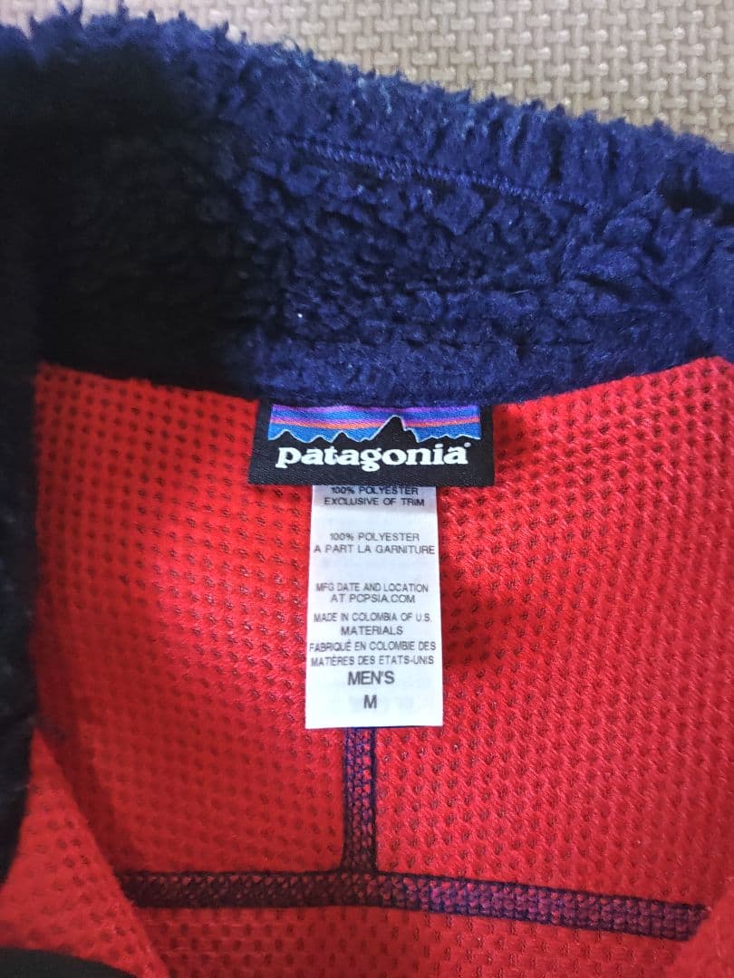 patagonia レトロX ネイビー フリースベスト Mサイズ