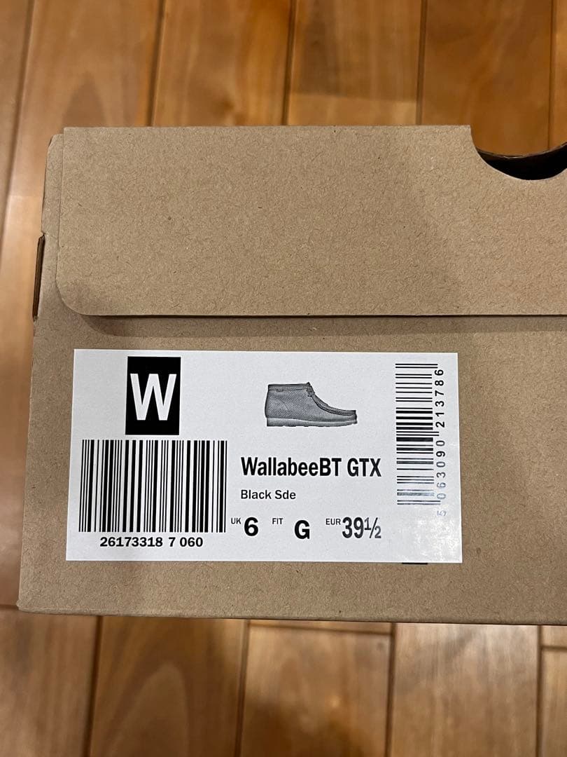 Clarks クラークス ワラビー GORE-TEX ゴアテックス 黒 uk6