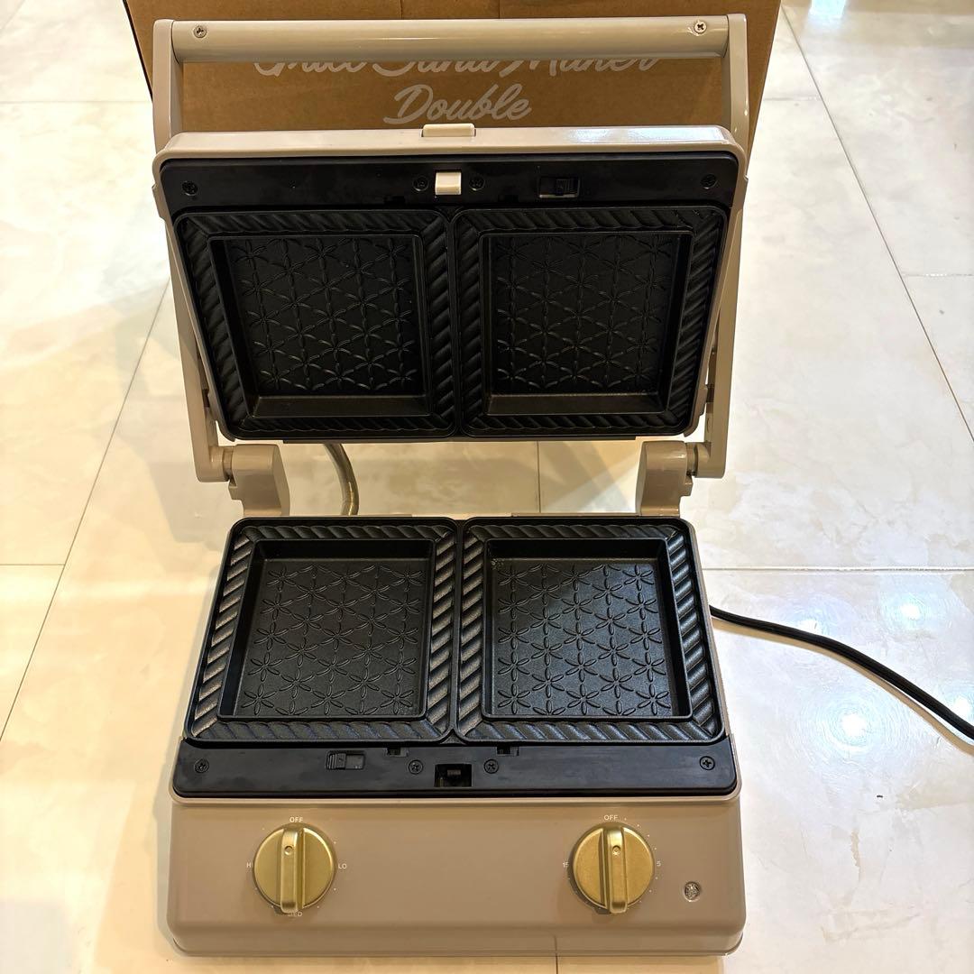 BRUNO ホットサンドメーカー ベージュ