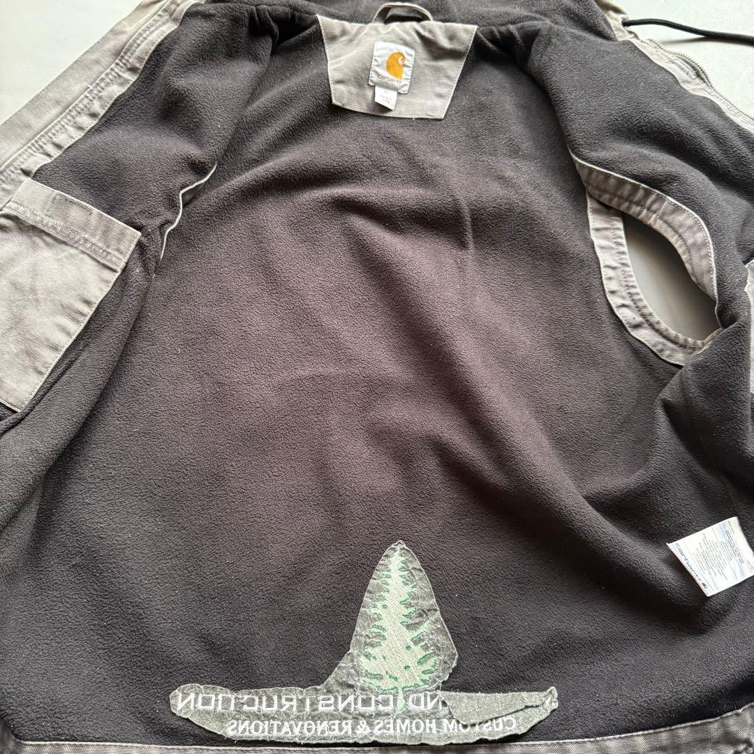 Carhartt カーハート ダックベスト ワークベスト 企業物 グレー 古着