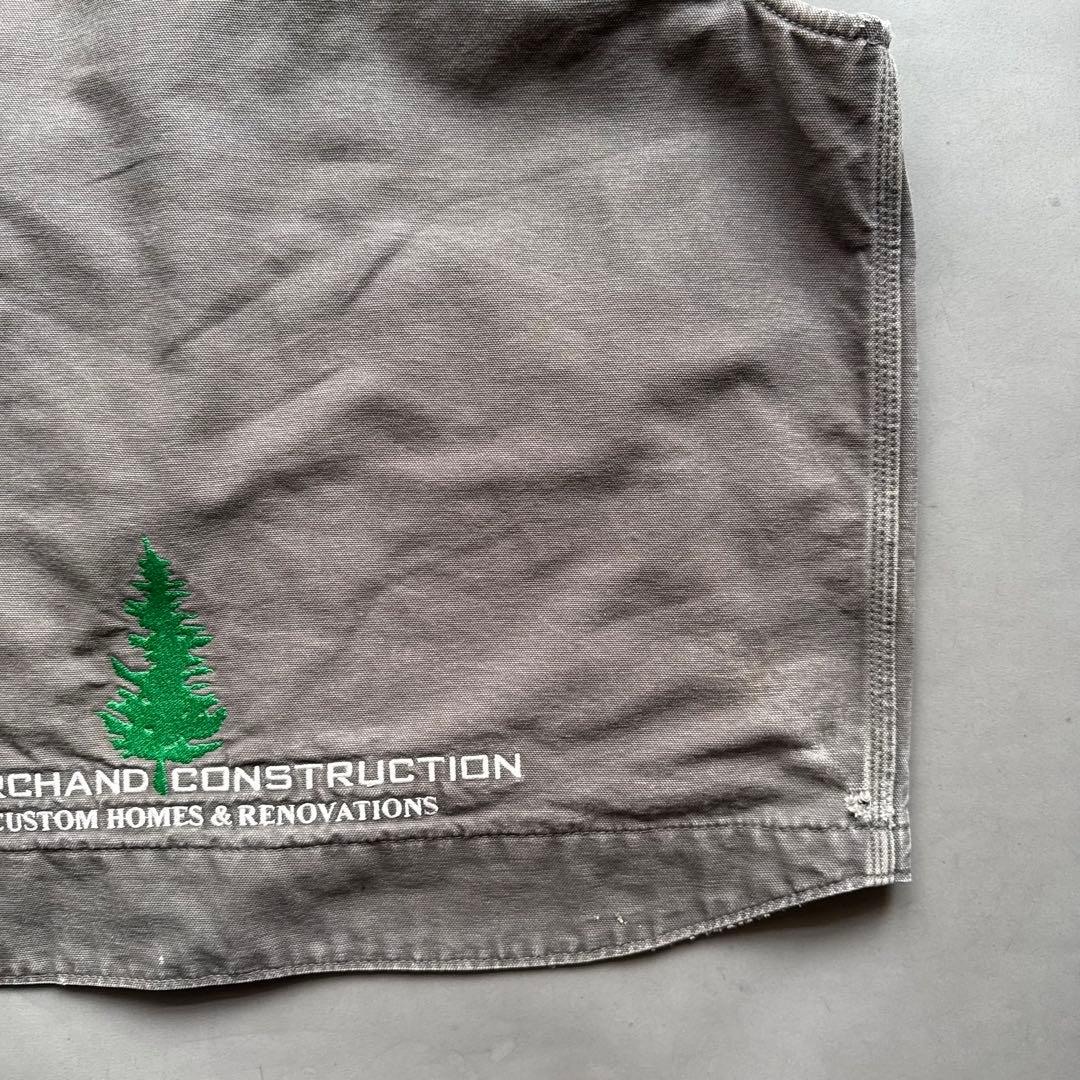 Carhartt カーハート ダックベスト ワークベスト 企業物 グレー 古着