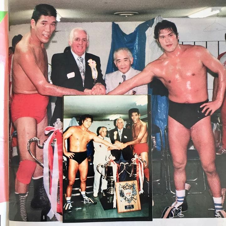 【超貴重BI砲生写真付き】プロレスアルバム 夢のオールスター戦