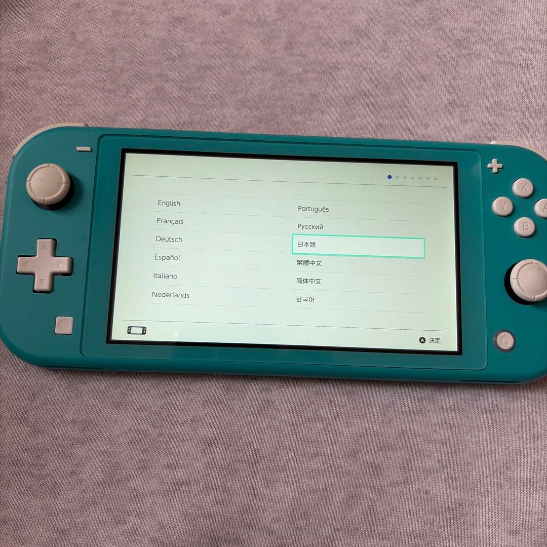 Nintendo Switch Lite ターコイズ SDカード128GB付き