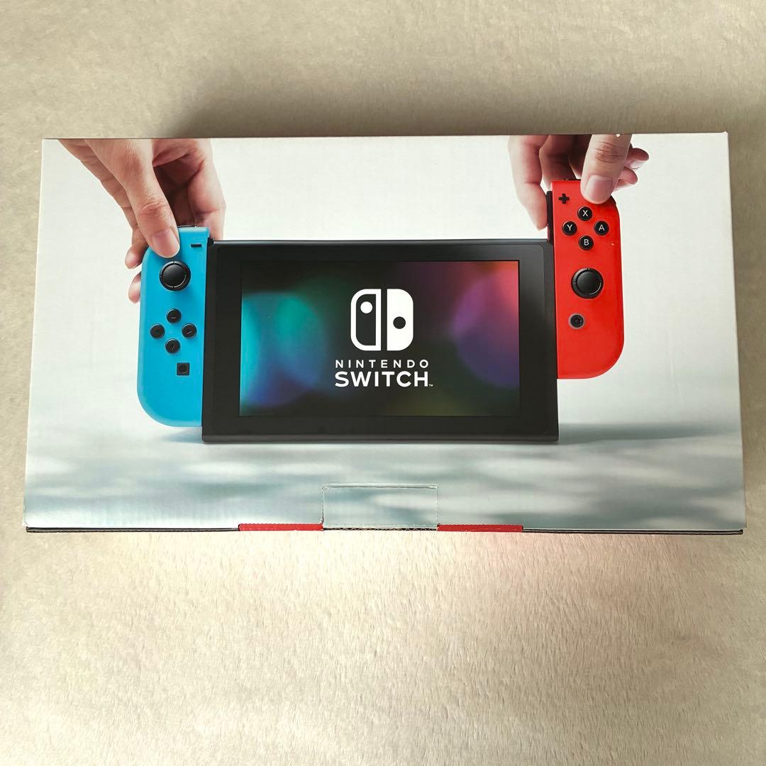 期間限定！ 匿名配送 箱付き 任天堂 Switch 本体 レッド ブルー