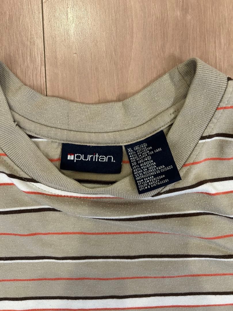 90s puritan ボーダーTシャツ