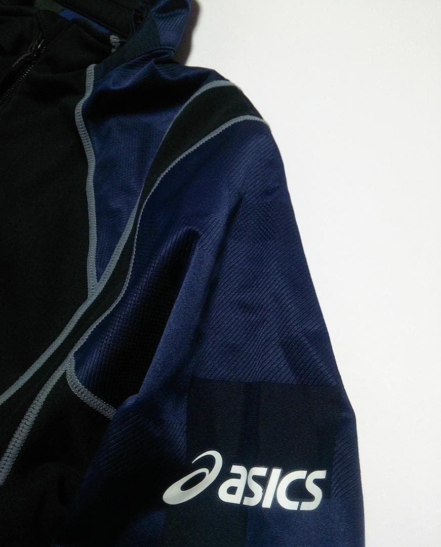 極美品 アシックス 上下セットアップ ボンディングジャケット パンツ ジャージ