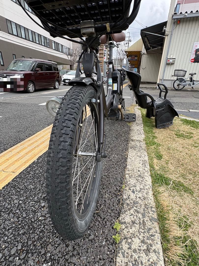 076中古YAMAHA電動アシスト自転車　6.2Ah 大阪