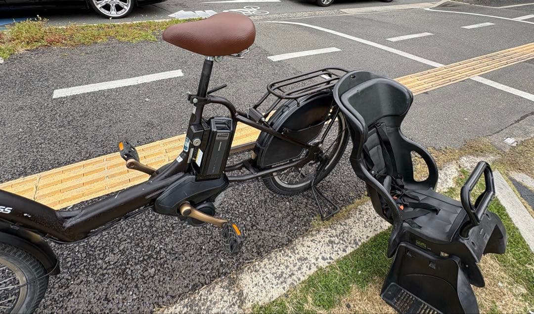 076中古YAMAHA電動アシスト自転車　6.2Ah 大阪