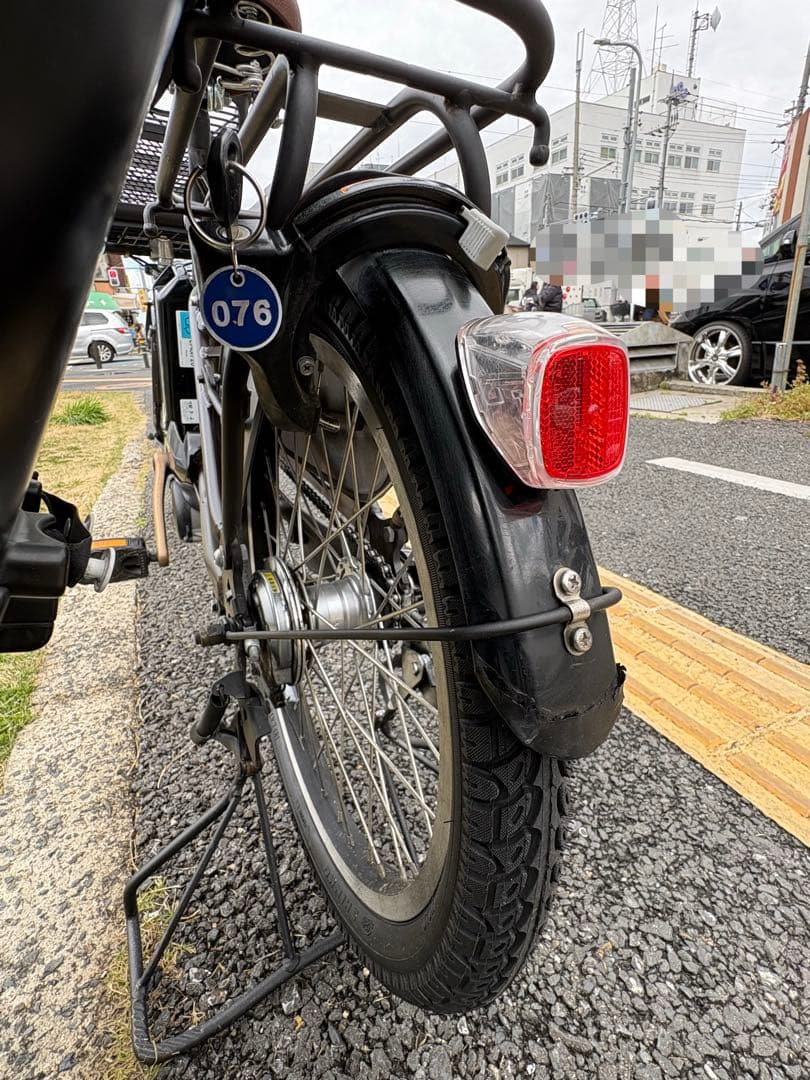 076中古YAMAHA電動アシスト自転車　6.2Ah 大阪