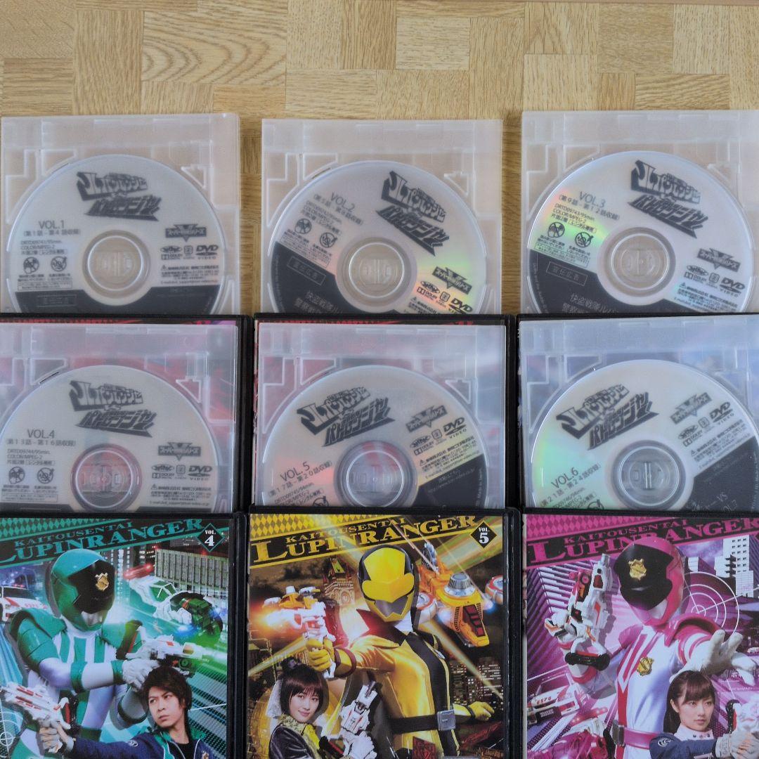 DVD 快盗戦隊 ルパンレンジャー vs 警察戦隊パトレンジャー 1-12 全巻
