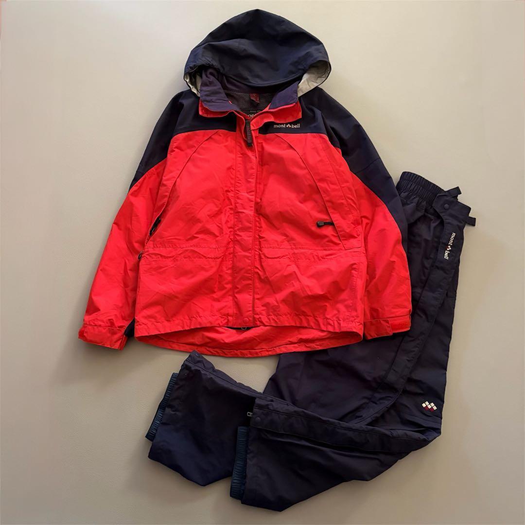 mont-bellドロワットパーカー＆パンツセットGORE-TEX 中綿 L