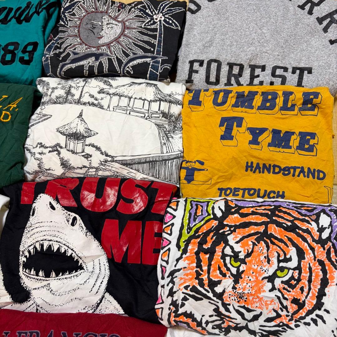 US古着 90s シングルステッチ Tシャツ 14枚まとめ売り 卸 メンズサイズ