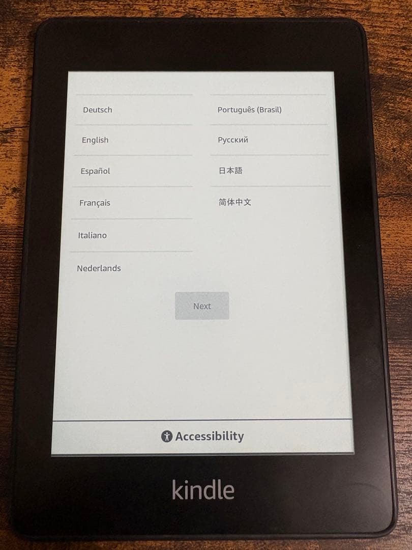 Kindle Paperwhite 第10世代 8GB 公告なし ブラック