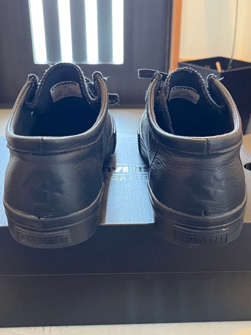 靴 CONVERSE CS MOCASSINS SK LE OX BLACK