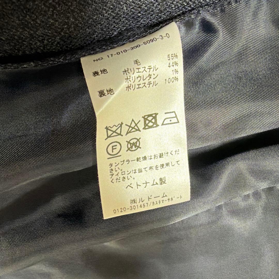 エディフィス　テーラードジャケット　ネイビー　紺　48 L相当　アンコン