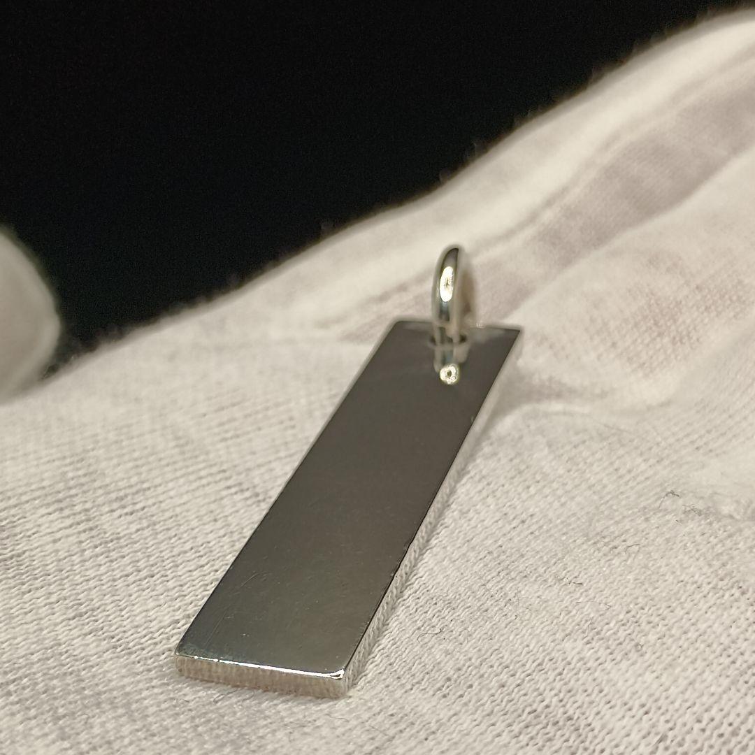 GUCCI バープレート ネックレス 50cm SILVER925