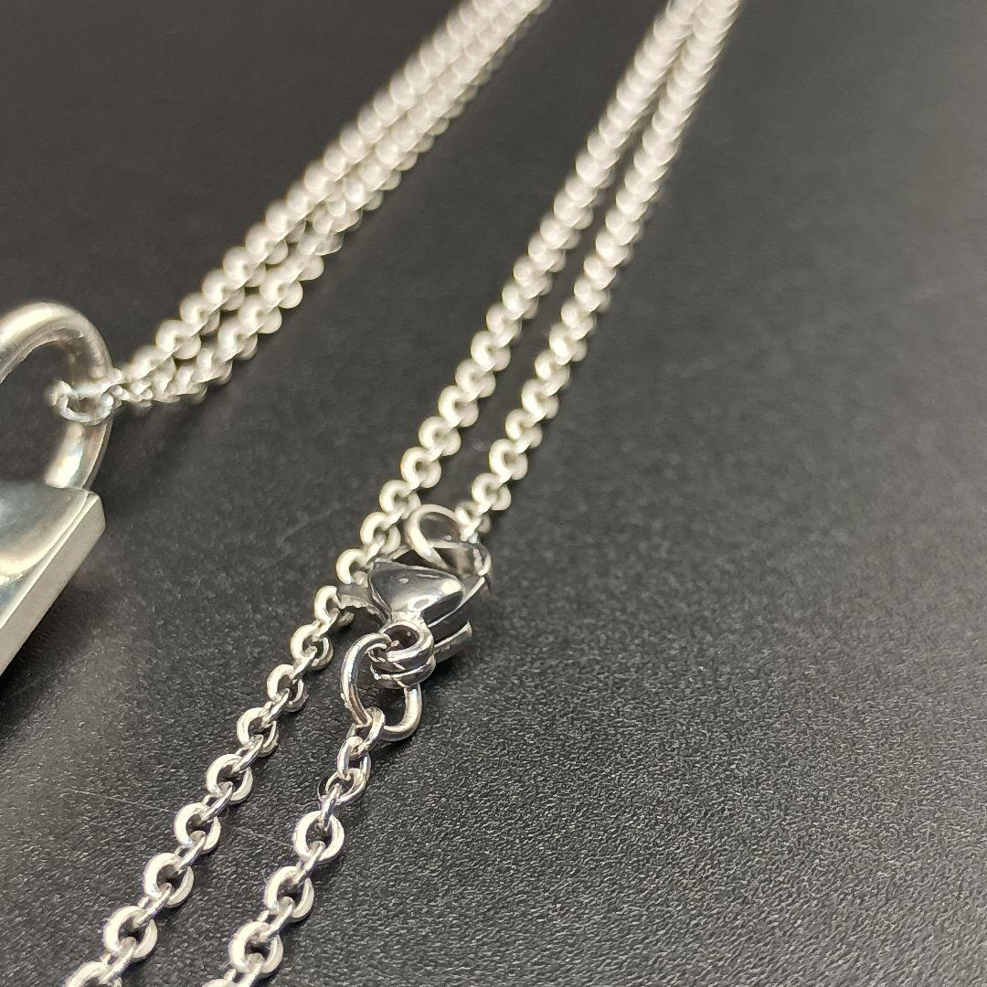 GUCCI バープレート ネックレス 50cm SILVER925