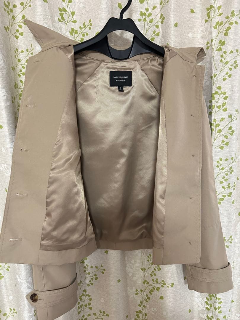 未使用BANANA REPUBLIC ショート トレンチジャケット Sサイズ