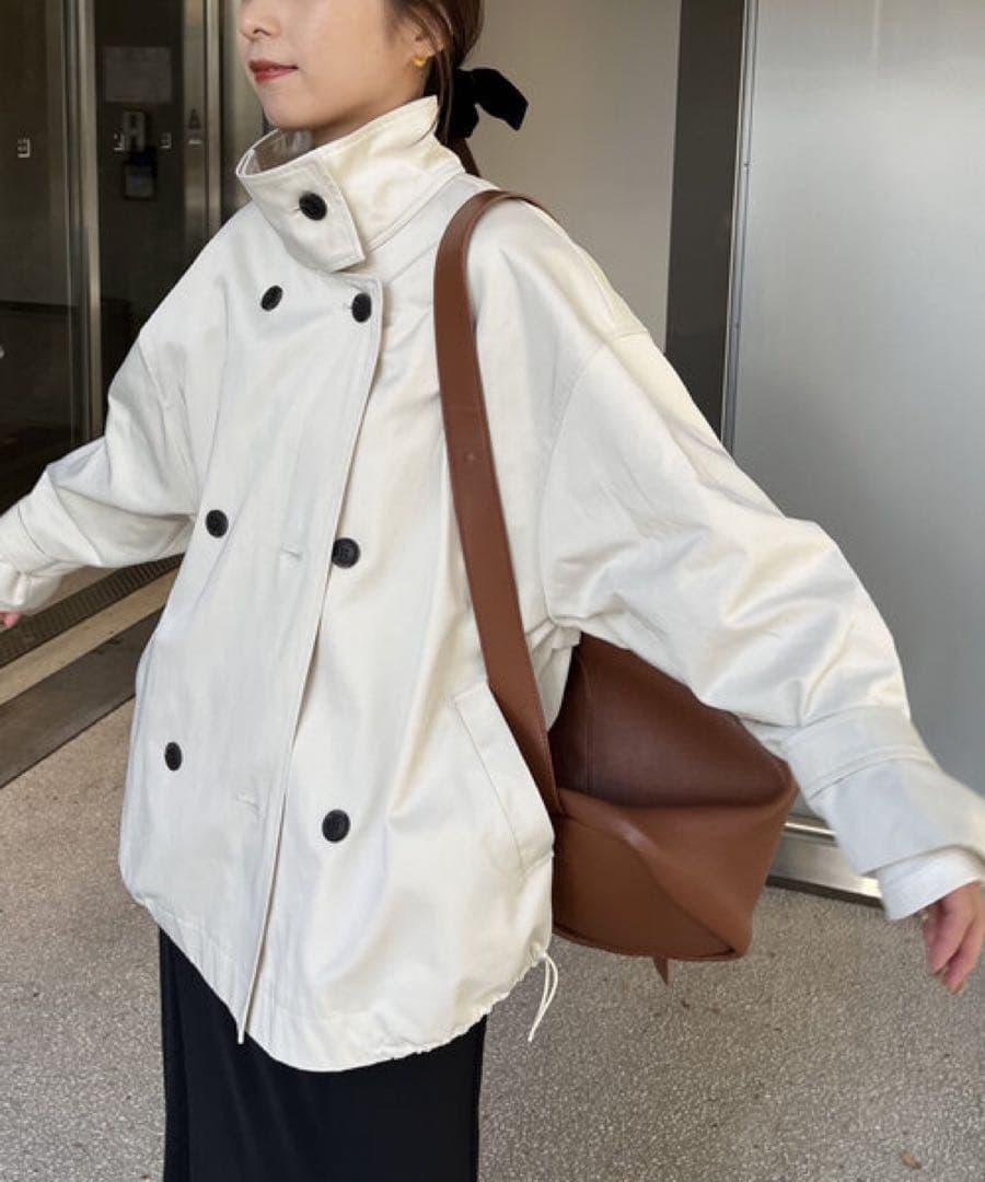 CAPRICIEUX LE'MAGEミドルトレンチコート