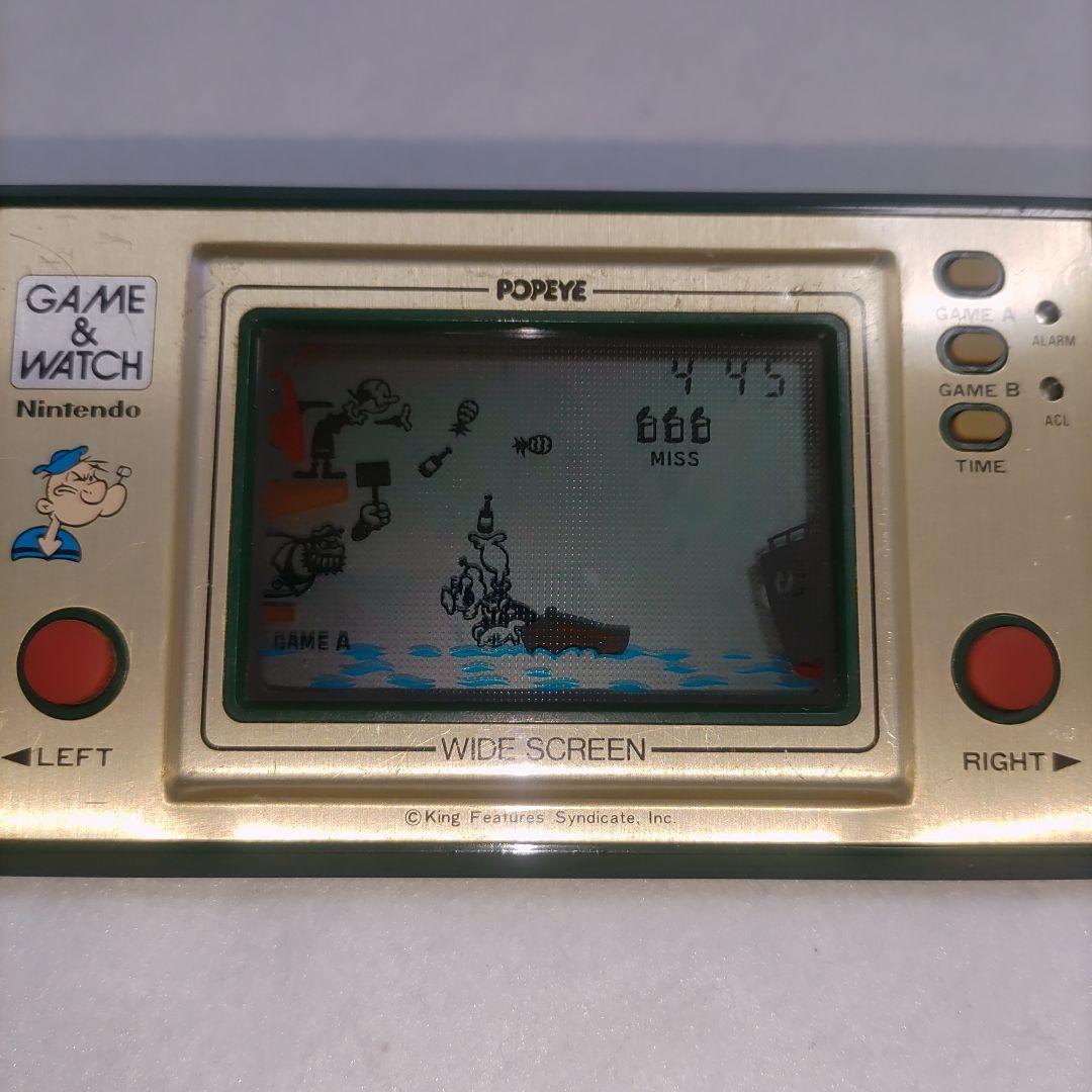 ゲーム＆ウオッチ ワイドスクリーン　ポパイ