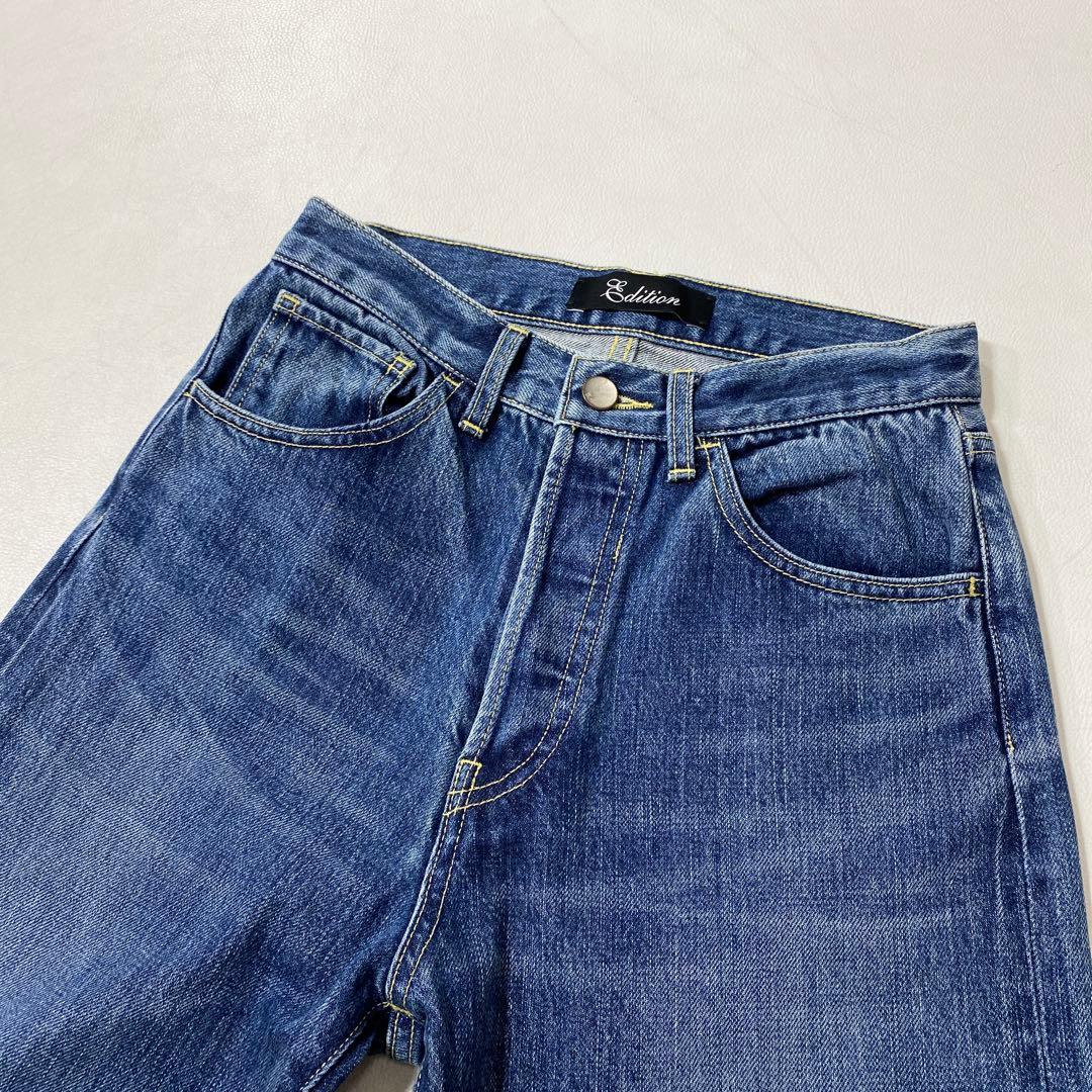 TOMORROWLAND EDITION 13OZ コットン ストレートデニム