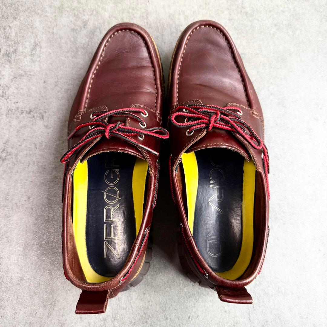 COLE HAAN デッキシューズ ゼログランド 10M ブラウン
