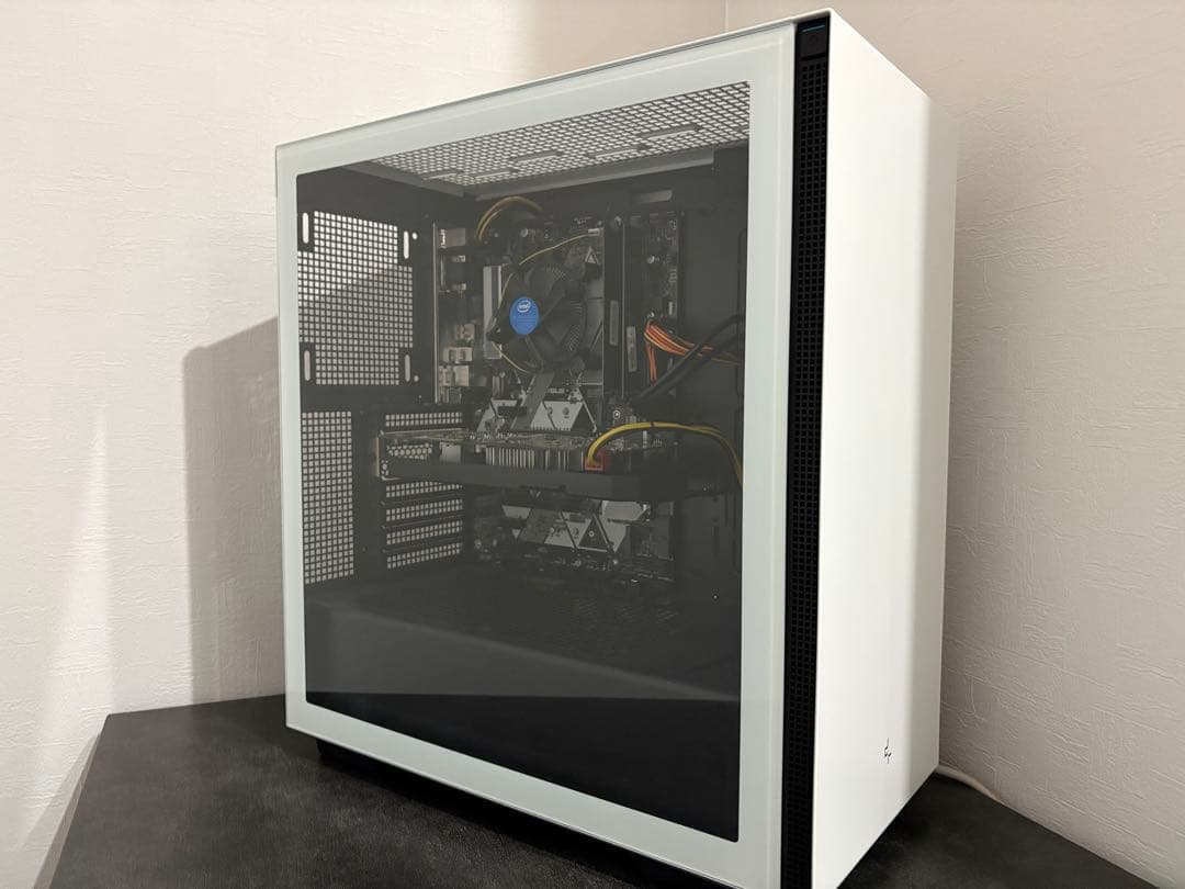 ホワイトゲーミングPCフルセット（windows11/gtx/ssd1tb）