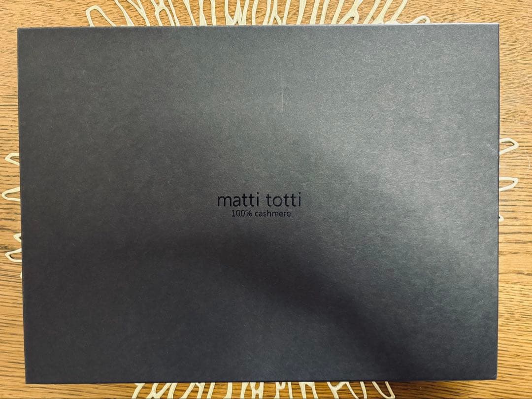 新品未使用【matti totti 】100%カシミヤ マフラー