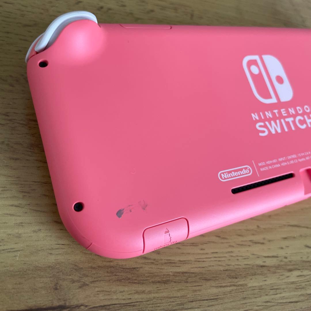 Nintendo Switch Lite コーラルピンク 本体　充電器