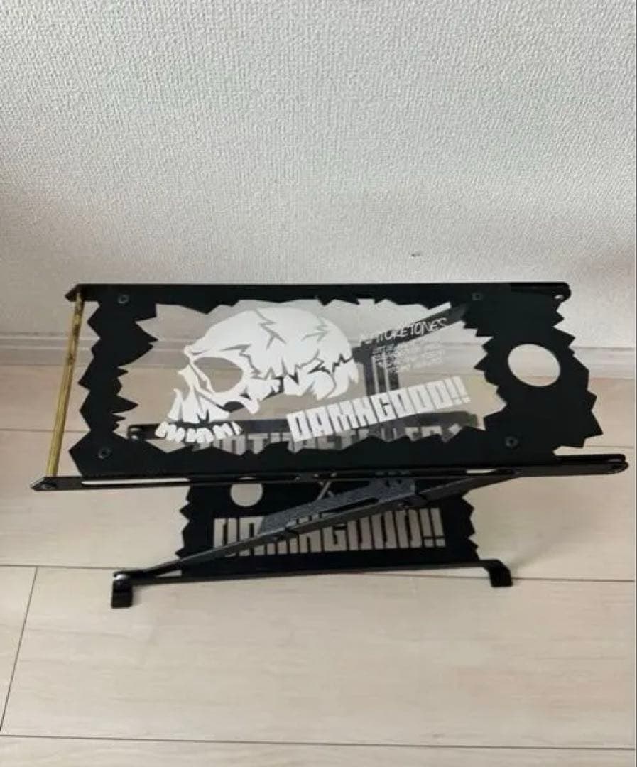 H*a様 限定コラボ　DAMNGOOD!! スカルデザイン アウトドアテーブル