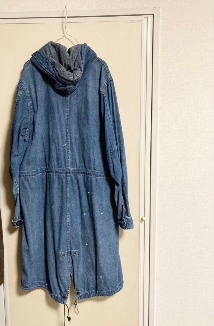 ジョンブルJohnbullデニムコート古着モッズコートsロングコート男性メンズ