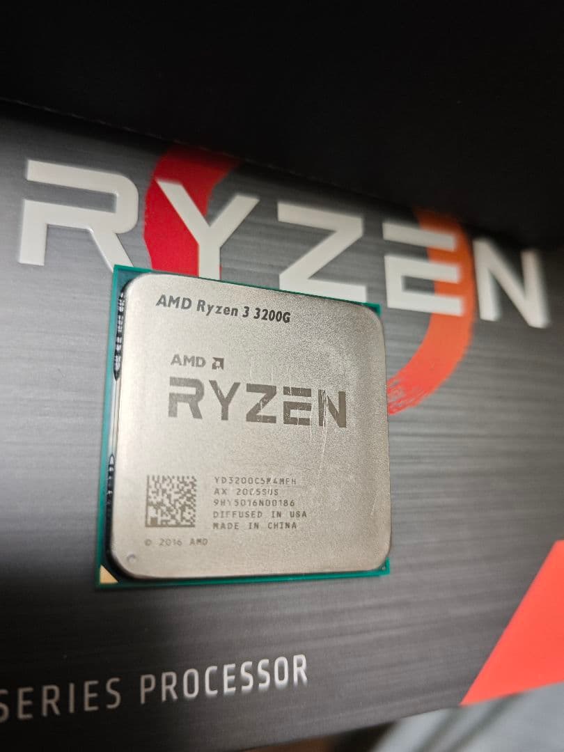 動作確認済 Ryzen 3 3200G & Ryzen 5 2600 セット